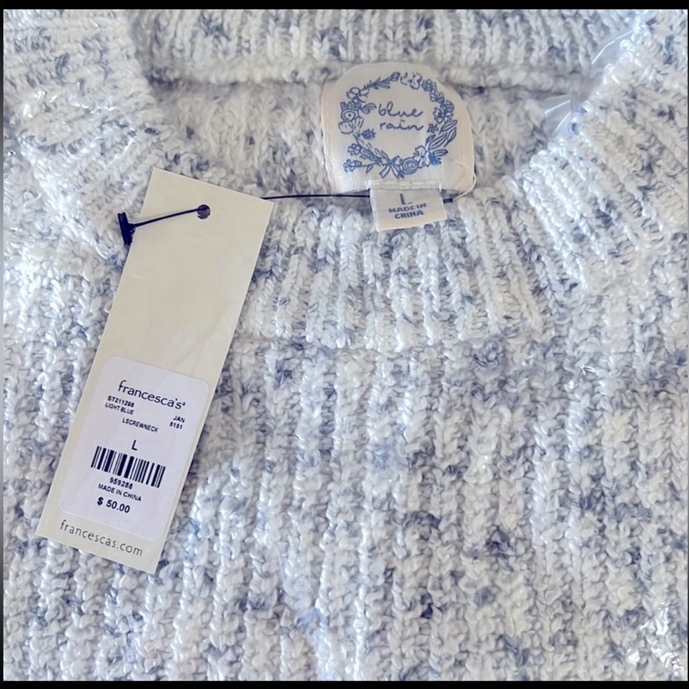 Blue Rain Women's Textured Sweater - Picture 2 of 7